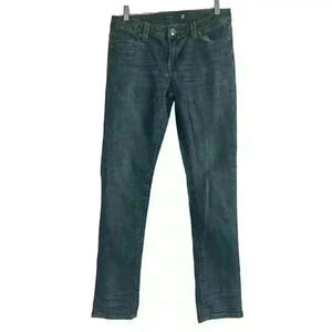 Vigross Woman’s Distressed Dark Wash‎ Low Rise Skinny Jeans- Size 5